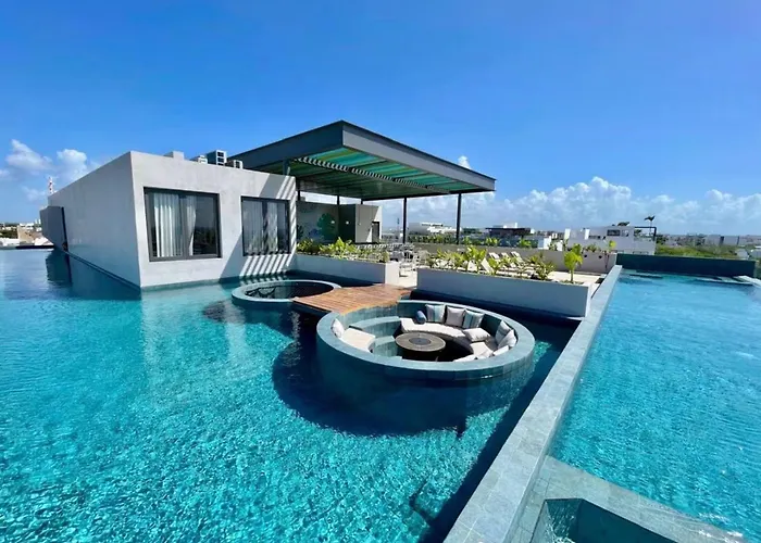 Luxury Whit Ocean View In Altra Apartment Playa del Carmen